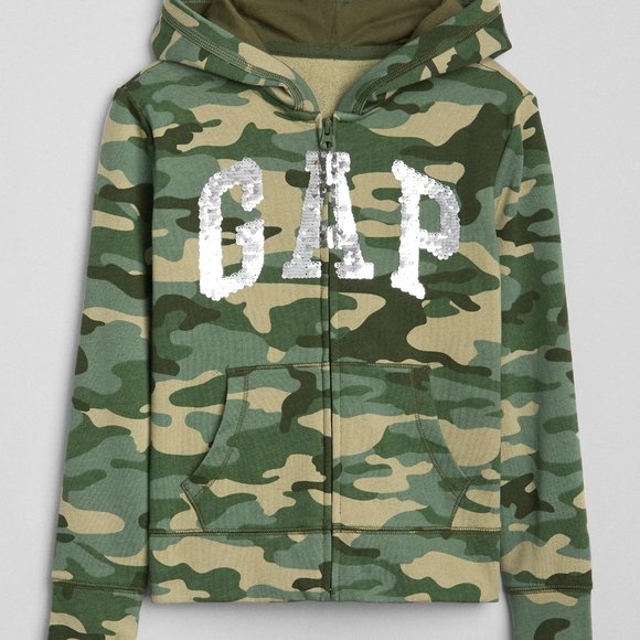 gap camo sweatshirt